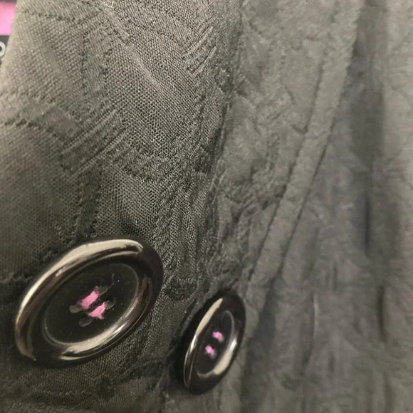 MARIO SERRANI Sz 10 Textured Fabric Jacket Italy Bubble Sleeve Statement Piece - Picture 3 of 8